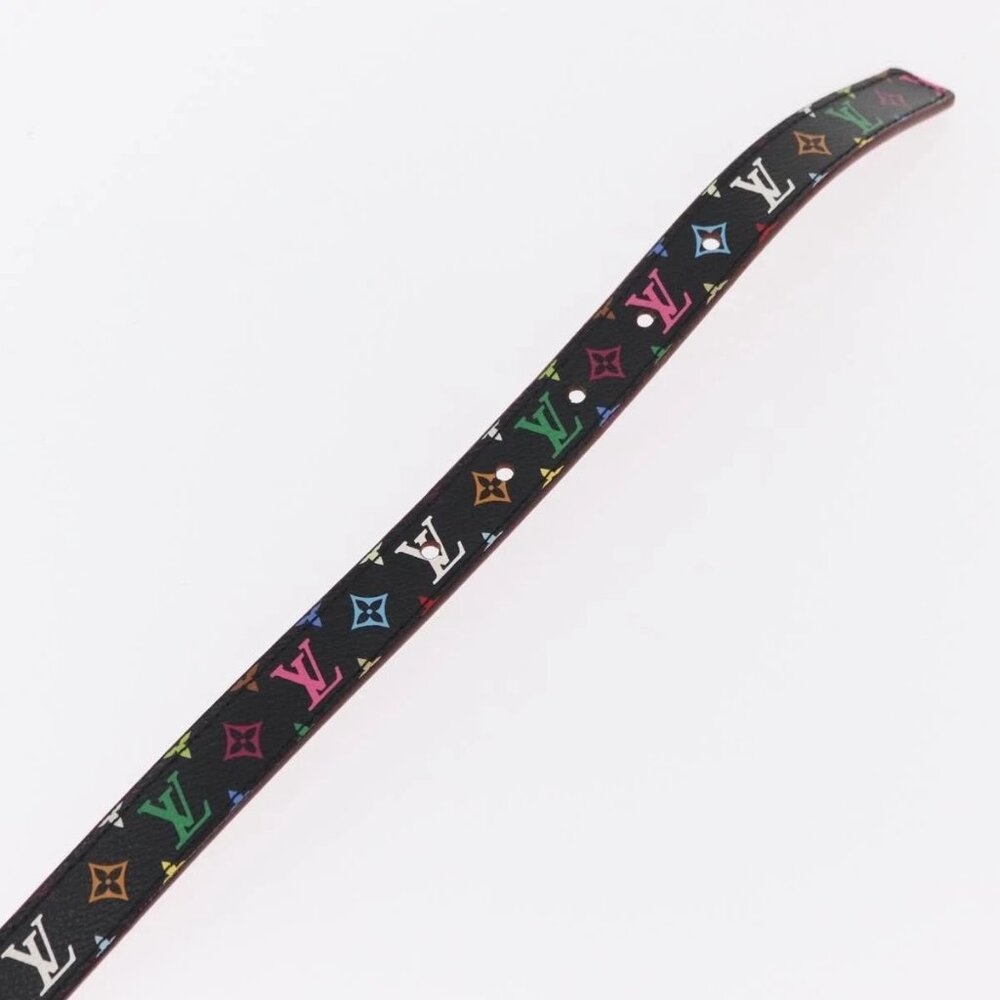 LOUIS VUITTON Multicolor Ceinture Initials Belt Black M9631 LV Auth 156684SAM - Picture 8 of 12